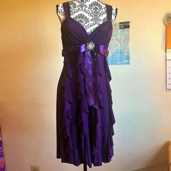 Xscape Dresses Xscape By Joanna Chen Purple Formal Dress